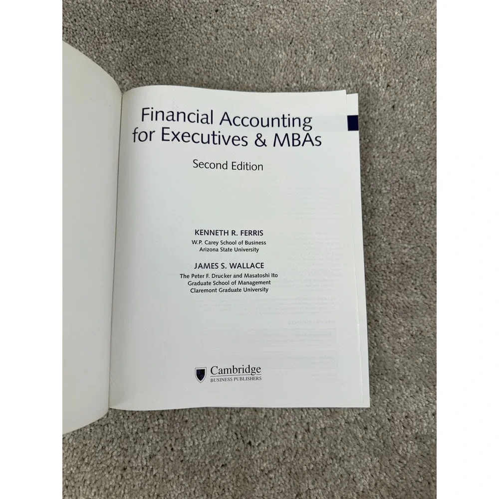 Financial Accounting for Executives and MBAs Second Edition Ferris Wallace